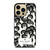 JAPANESE BLACK FLORAL KADE SPADE iPhone 14 Pro Max Case
