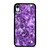 PURPLE CRYSTAL MARBLE PATTERN iPhone XR Case