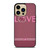 HELLO KITTY PINK LOVE 2 iPhone 14 Pro Max Case