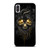 SKULL MELT ANGRY BLACK iPhone X / XS Case