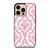 DAMASK PINK iPhone 14 Pro Max Case