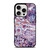 PURPLE CRYSTAL MARBLE PATTERN 2 iPhone 15 Pro Case