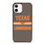 TEXAS LONGHORNS LOGO iPhone 12 Case TEXAS LONGHORNS LOGO iPhone 12 Case