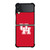 UNIVERSITY OF HOUSTON COUGARS LOGO Samsung Z Flip 3 Case