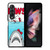 JAWS VS HELLO KITTY Samsung Z Fold 3 Case