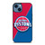 DETROIT PISTONS LOGO 4 iPhone 14 Case