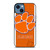 CLEMSON TIGERS LOGO 2 iPhone 14 Case