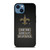 NEW ORLEANS SAINTS LOGO iPhone 14 Case