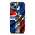 DOMINICAN REPUBLIC FLAG iPhone 14 Case
