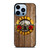 GUN AND ROSES LOGO WOODEN iPhone 13 Pro Max Case