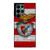 SL BENFICA WOODEN ART LOGO Samsung Galaxy S22 Ultra Case