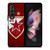 RED STAR FC LOGO Samsung Z Fold 3 Case