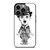 CHARLIE CHAPLIN CARTOON iPhone 13 Pro Case