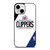 LOS ANGELES CLIPPERS NBA 2 iPhone 13 Mini Case LOS ANGELES CLIPPERS NBA 2 iPhone 13 Mini Case
