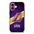 LOS ANGELES LAKERS LOGO 3 iPhone 16 Plus Case LOS ANGELES LAKERS LOGO 3 iPhone 16 Plus Case
