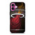 MIAMI HEAT LOGO iPhone 16 Plus Case