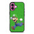 RUNNING LUIGI SUPER MARIO BROS iPhone 16 Plus Case