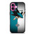 SAN JOSE SHARKS iPhone 16 Plus Case
