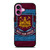 WEST HAM UNITED LOGO WOODEN iPhone 16 Plus Case
