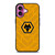 WOLVERHAMPTON WANDERERS FC LOGO iPhone 16 Plus Case