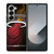 MIAMI HEAT LOGO Samsung Z Fold 6 Case
