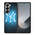 MLB NEW YORK YANKEES LOGO 3 Samsung Z Fold 6 Case