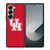 UNIVERSITY OF HOUSTON COUGARS LOGO Samsung Z Fold 6 Case UNIVERSITY OF HOUSTON COUGARS LOGO Samsung Z Fold 6 Case