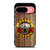 GUN AND ROSES LOGO WOODEN Google Pixel 9 Case GUN AND ROSES LOGO WOODEN Google Pixel 9 Case