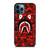 BAPE SHARK FACE RED CAMO iPhone 12 Pro Max Case