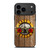 GUN AND ROSES LOGO WOODEN iPhone 17 Pro Max Case