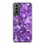 PURPLE CRYSTAL MARBLE PATTERN Samsung Galaxy S21 Plus Case