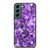 PURPLE CRYSTAL MARBLE PATTERN Samsung Galaxy S22 Case