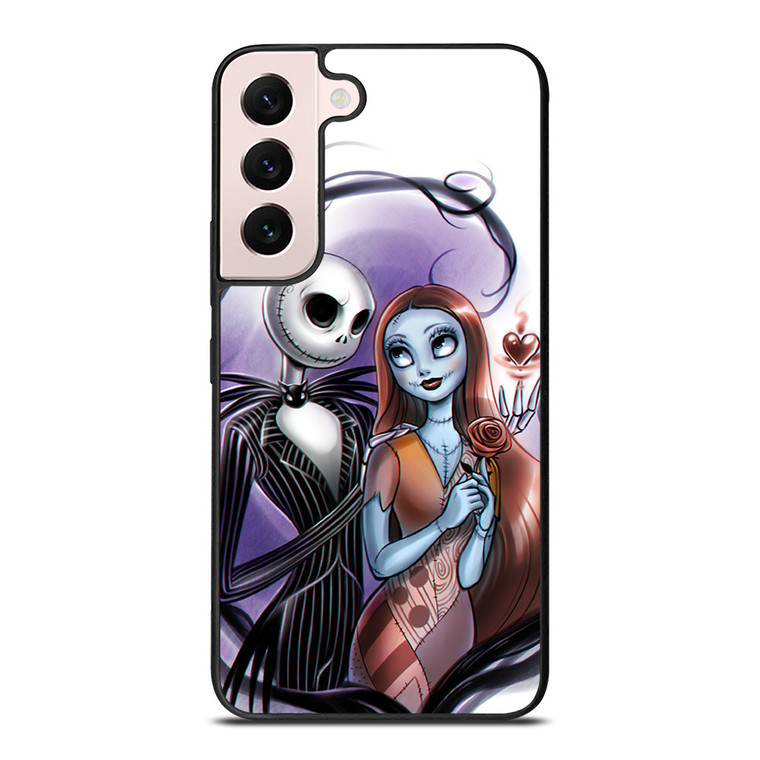 NIGHTMARE BEFORE CHRISTMAS JACK AND SALLY Samsung Galaxy S22 Plus Case