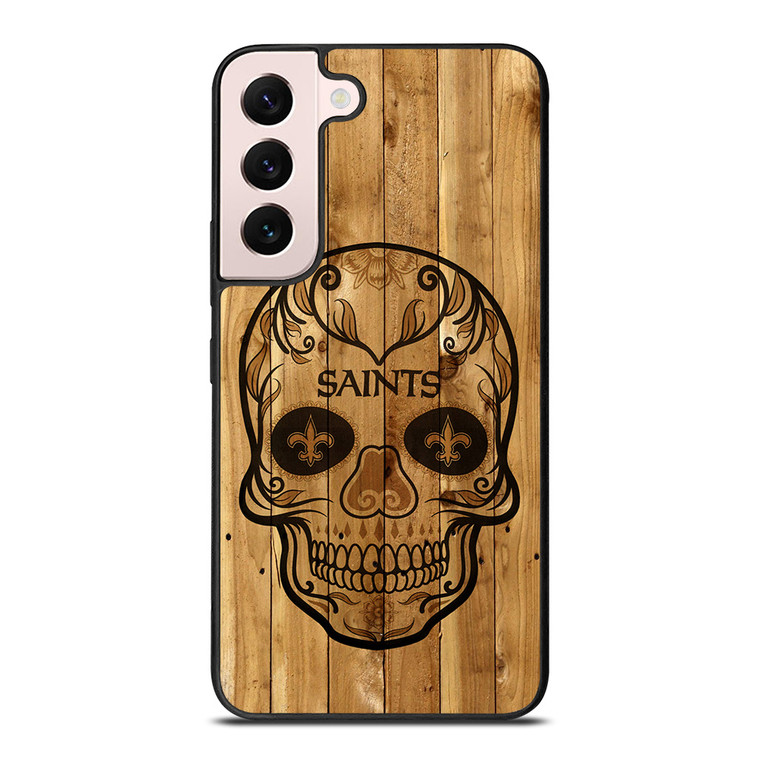 NEW ORLEANS SAINTS SKULL 3 Samsung Galaxy S22 Plus Case