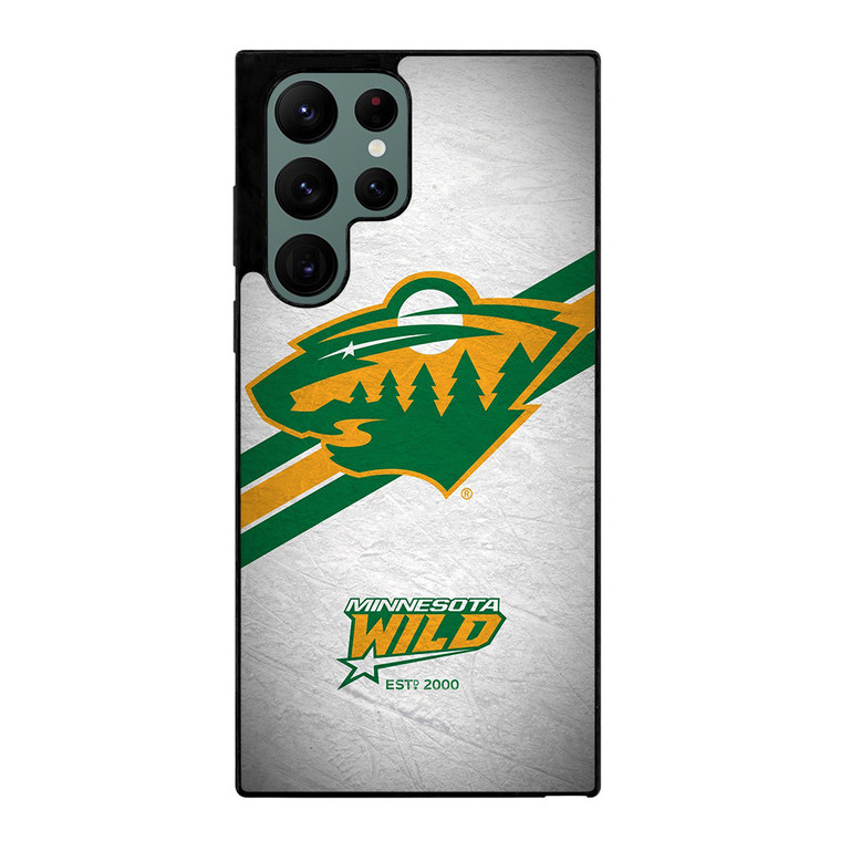 MINNESOTA WILD LOGO 3 Samsung Galaxy S22 Ultra Case