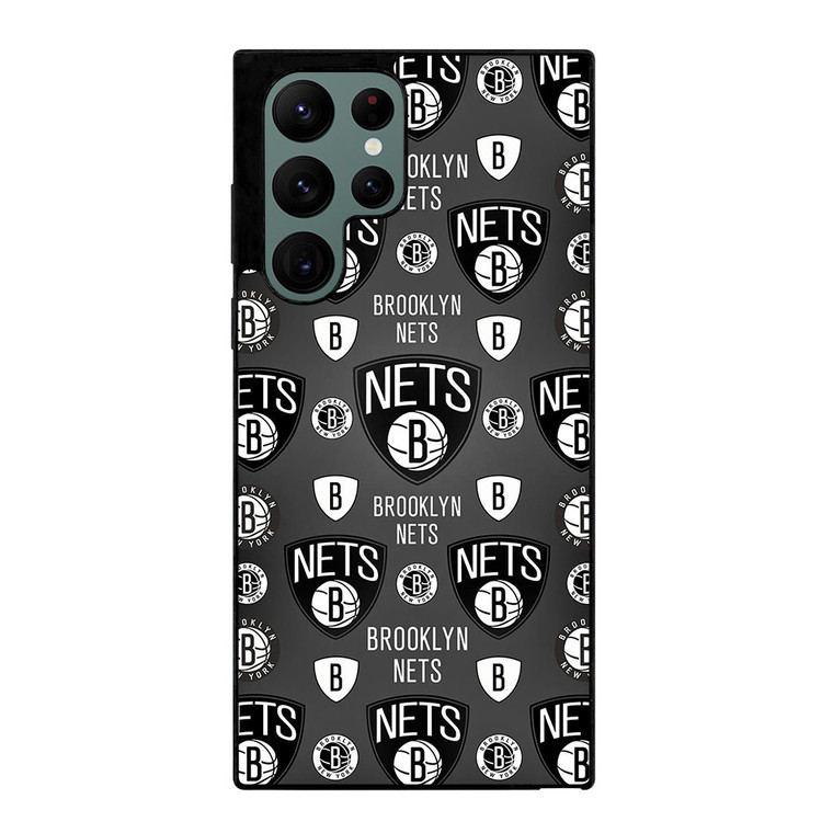 BROOKLYN NETS PATTERN Samsung Galaxy S22 Ultra Case