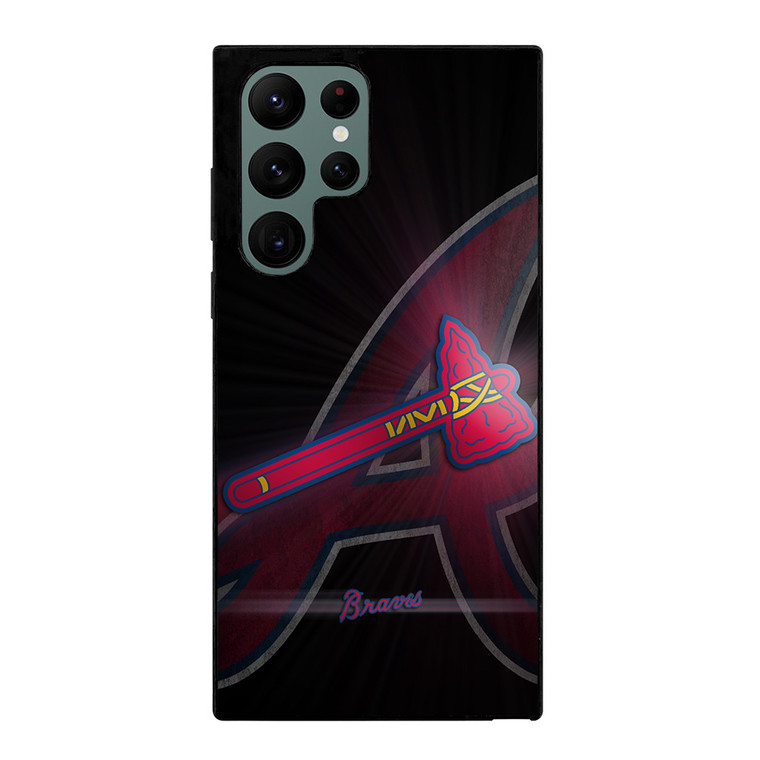 ATLANTA BRAVES LOGO 2 Samsung Galaxy S22 Ultra Case