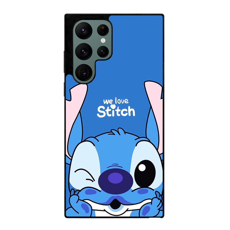 WE LOVE STITCH Samsung Galaxy S22 Ultra Case