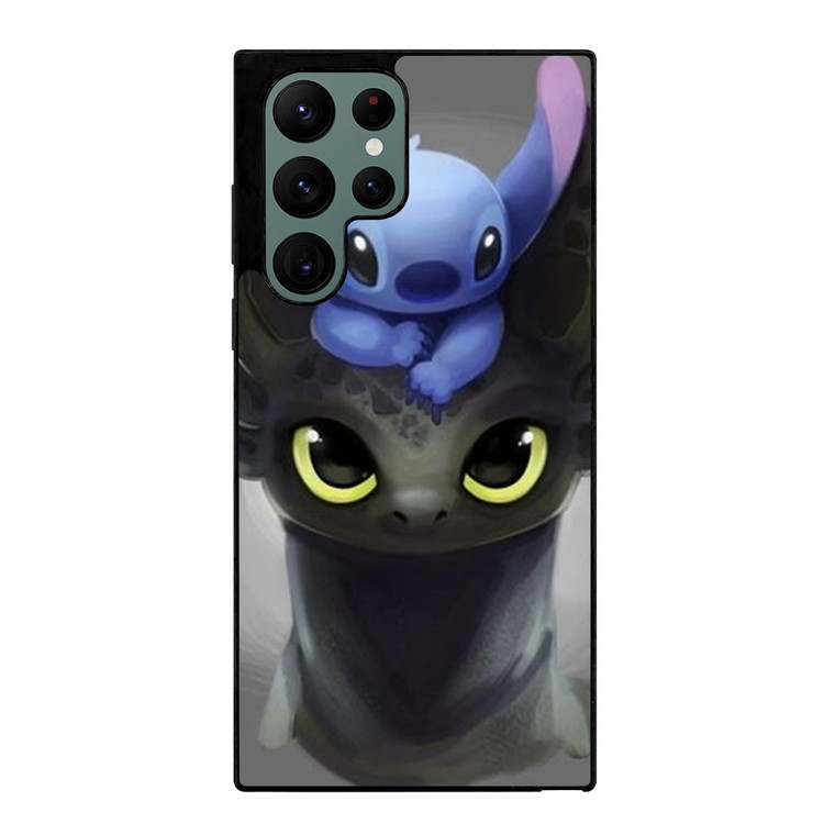 TOOTHLESS AND STITCH Samsung Galaxy S22 Ultra Case