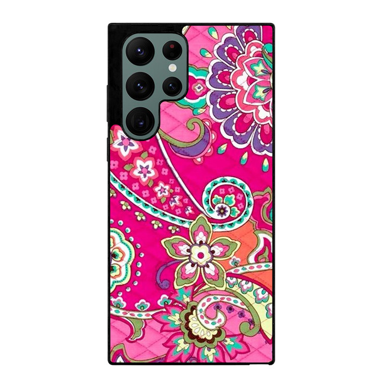 PINK SWIRLS VERA BRADLEY Samsung Galaxy S22 Ultra Case