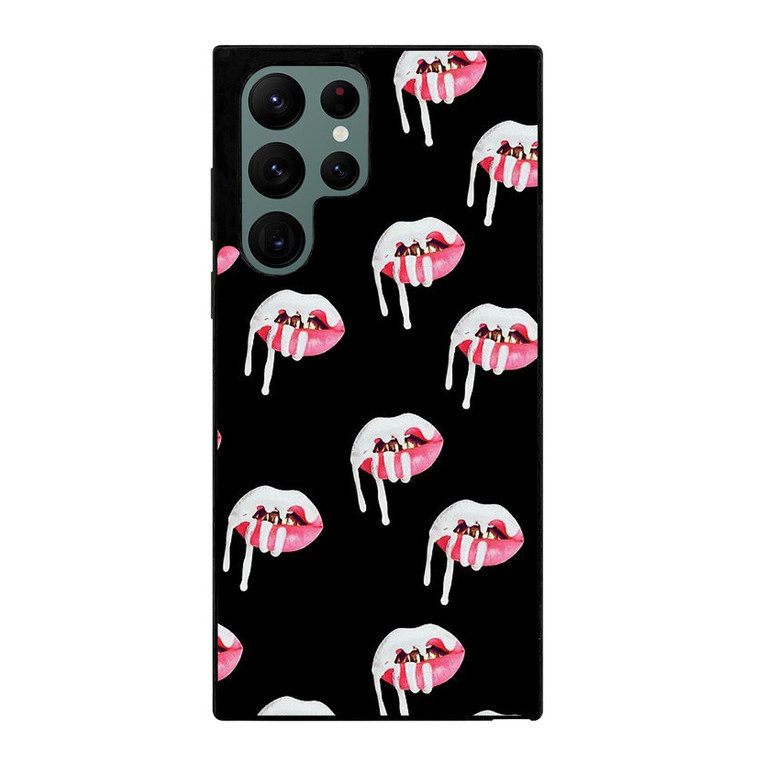 KYLIE LIPS COLLAGE Samsung Galaxy S22 Ultra Case