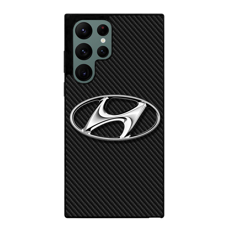 HYUNDAI LOGO CARBON Samsung Galaxy S22 Ultra Case