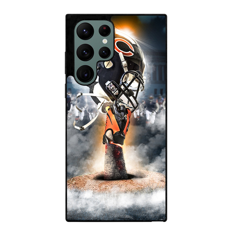 CHICAGO BEARS HELMET Samsung Galaxy S22 Ultra Case