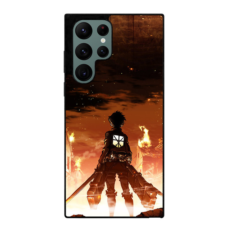 ATTACK ON TITAN EREN YEAGER 2 Samsung Galaxy S22 Ultra Case
