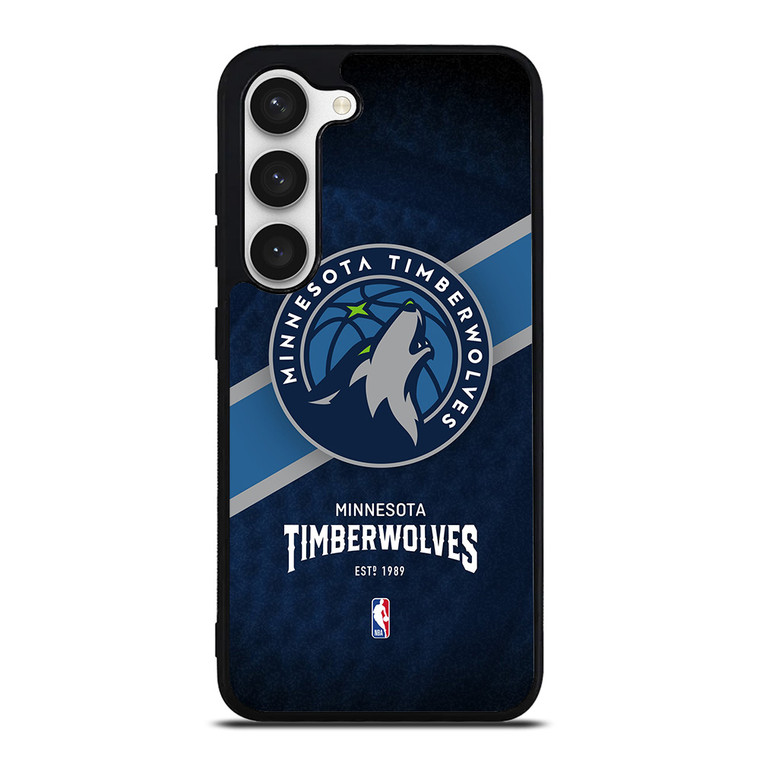 MINNESOTA TIMBERWOLVES LOGO 3 Samsung Galaxy S23 Case