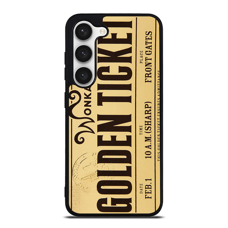 WILLY WONKA GOLDEN TICKET CHOCOLATE BAR Samsung Galaxy S23 Case