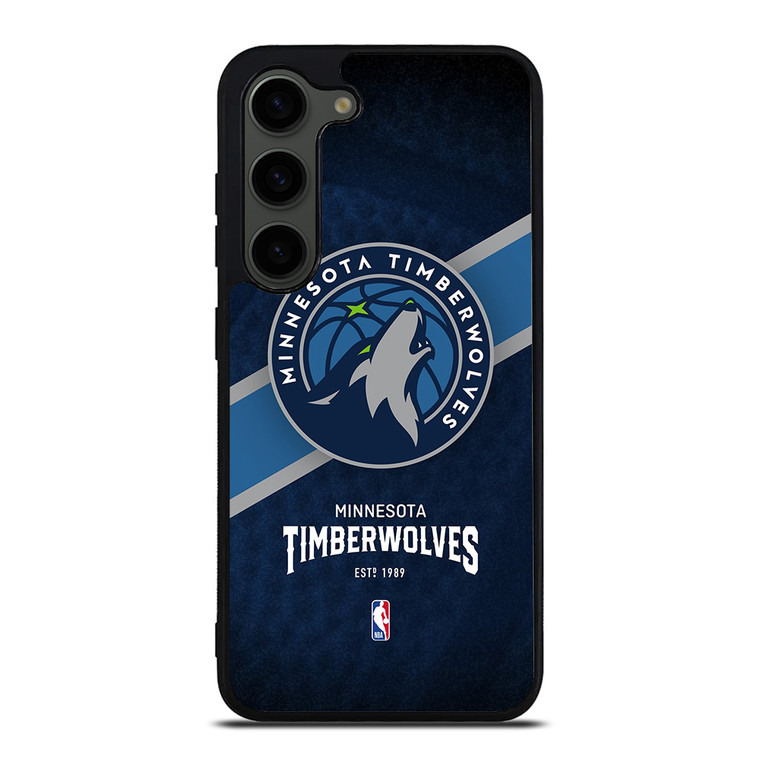 MINNESOTA TIMBERWOLVES LOGO 3 Samsung Galaxy S23 Plus Case