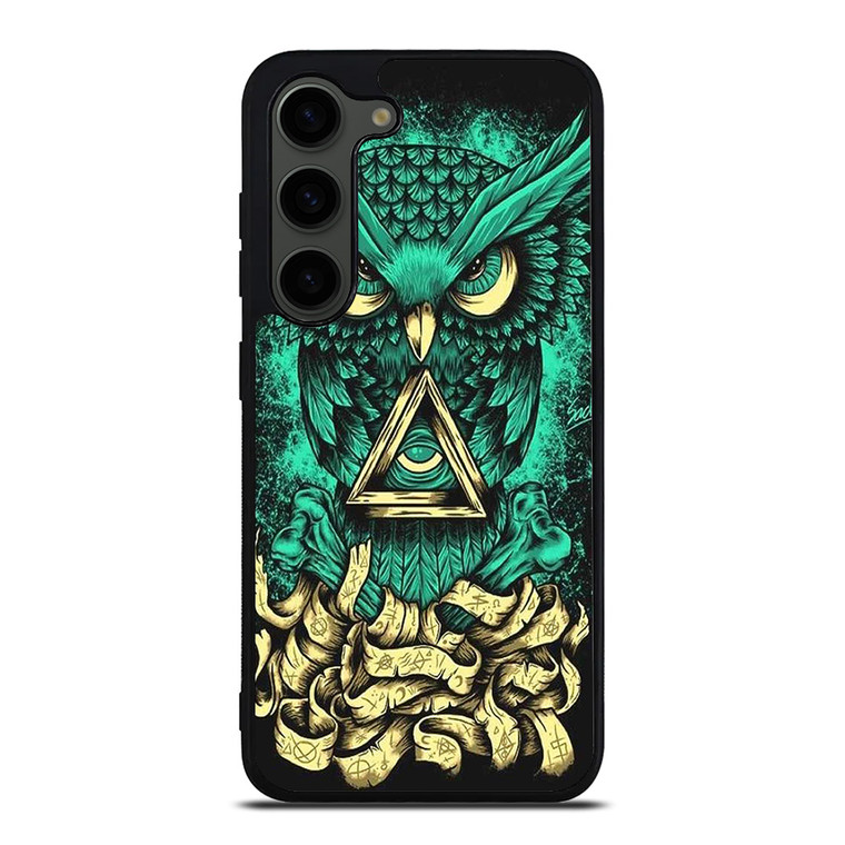 OWL SUGAR SKULL TATTOO Samsung Galaxy S23 Plus Case