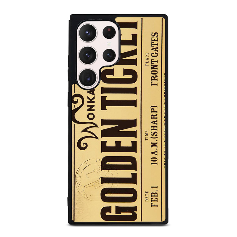 WILLY WONKA GOLDEN TICKET CHOCOLATE BAR Samsung Galaxy S23 Ultra Case