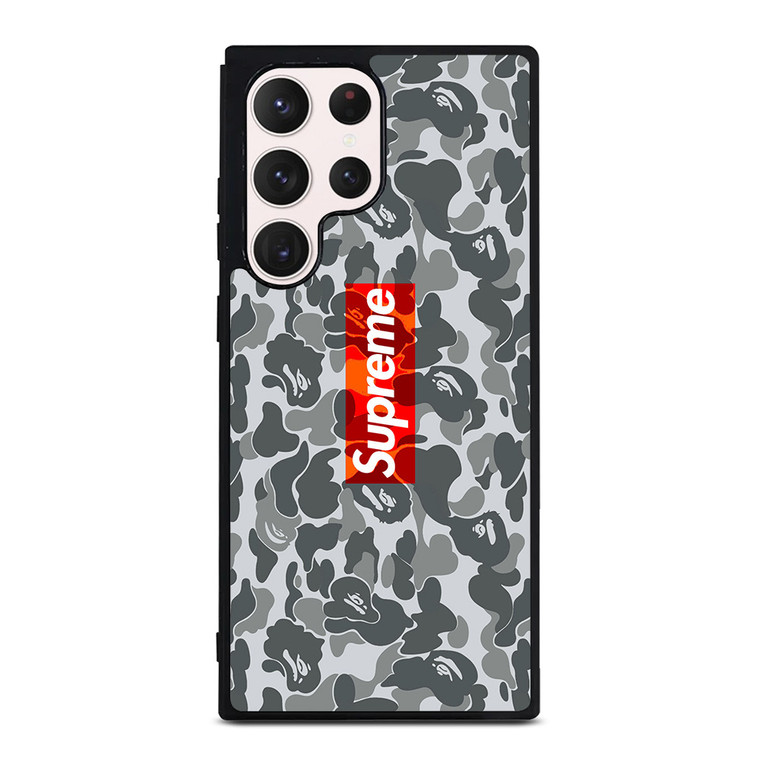 BAPE CAMO SUPREME 2 Samsung Galaxy S23 Ultra Case